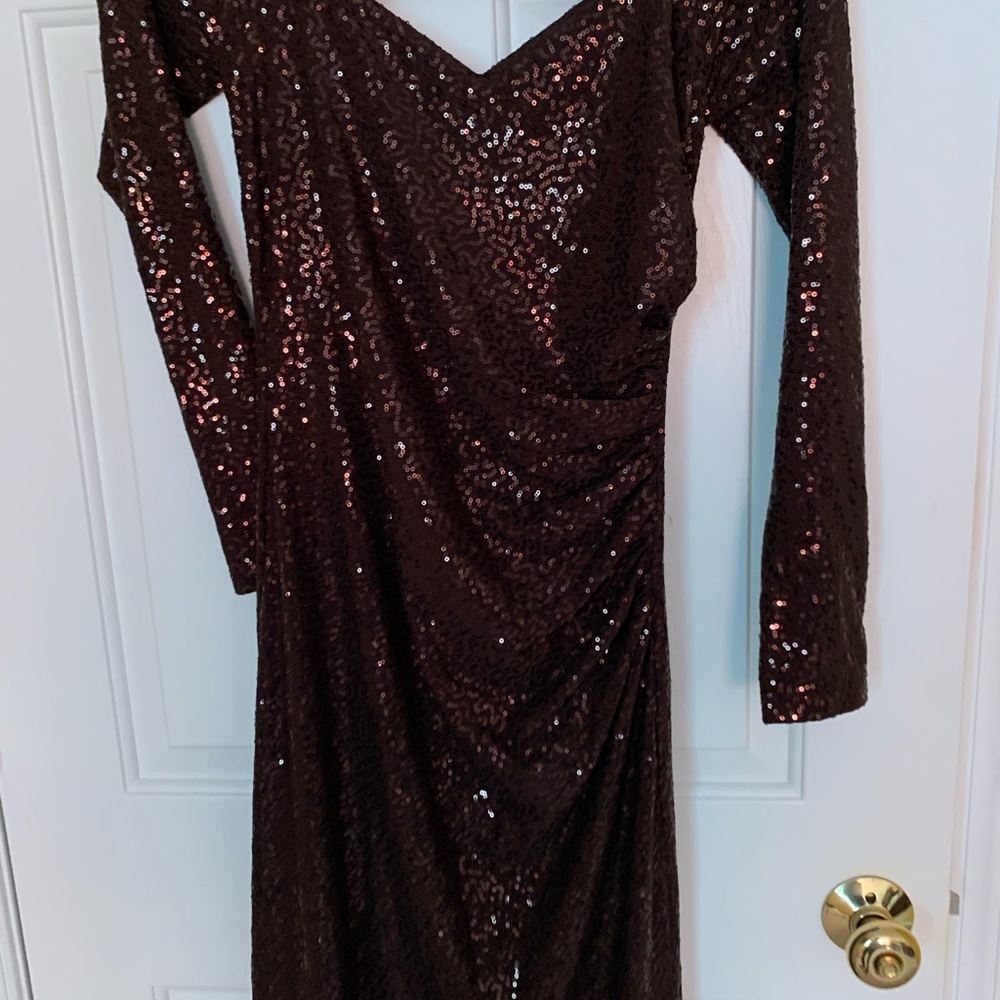 David Meister sequins dress